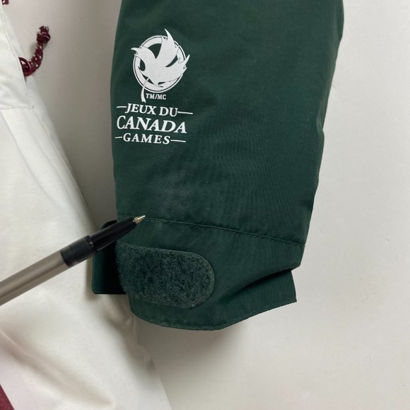 Vintage Team New Brunswick Jeux Du Canada Games Winter Parka Jacket Womens Small - Picture 9 of 15